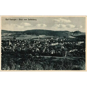Bad Kissingen Blick Vom Staffelberg Postcard Germany Postcard